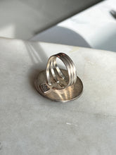 Load image into Gallery viewer, Fossilized Florida Palm Sterling Silver Ring Size 9
