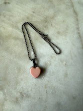 Load image into Gallery viewer, Pink Heart Sterling Silver Ankle Bracelet
