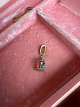 Load image into Gallery viewer, Fire Opal Two-Tone 14k Gold Pendant

