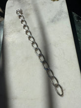Load image into Gallery viewer, Chunky Vintage Sterling Silver Bracelet 8”

