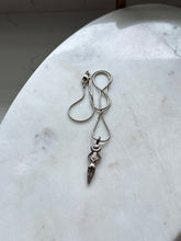 Load image into Gallery viewer, Vintage Ruby Sterling Silver Goddess Necklace
