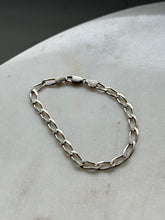 Load image into Gallery viewer, Italian Vintage Sterling Silver Bracelet 7.5”
