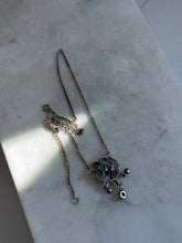 Load image into Gallery viewer, Cabochon Amethyst Witch Sterling Silver Necklace
