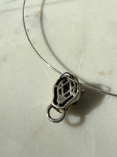 Load image into Gallery viewer, Iced Panther Torque Sterling Silver Necklace 17”
