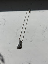 Load image into Gallery viewer, Hammered Sterling Silver Necklace 18”
