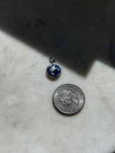 Load image into Gallery viewer, Blue Enamel Mini Earth Charm Sterling Silver
