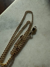 Load image into Gallery viewer, Vintage 14k Yellow Gold Rope Chain 16”
