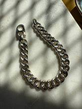 Load image into Gallery viewer, Napier Sterling Silver Sister Hook Clasp Chunky Cuban Curb Link Bracelet 7.75”
