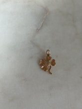 Load image into Gallery viewer, Four Leaf Clover 14k Gold Mini Charm
