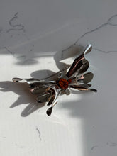Load image into Gallery viewer, Large Solid Sterling Silver Butterfly Brooch
