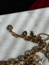 Load image into Gallery viewer, Kirks Folly Cat Charm Bracelet
