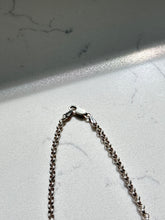Load image into Gallery viewer, Dolphin Rolo Link Sterling Silver Chain 17”
