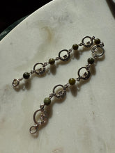Load image into Gallery viewer, Hearts of Claddagh Sterling Silver Bracelet 7.5”
