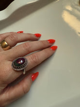 Load image into Gallery viewer, Ruby Zoisite Sterling Silver Ring

