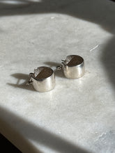 Load image into Gallery viewer, Vintage Wide Sterling Silver Earrings

