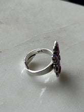 Load image into Gallery viewer, Opal Butterfly Sterling Silver Ring Size 7.75
