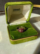 Load image into Gallery viewer, Vintage Ruby &amp; Diamond 14k Gold Ring Size 6
