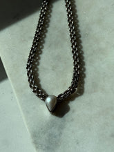 Load image into Gallery viewer, Panther Link Mother of Pearl Sterling Silver Necklace 16.5”
