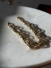Load image into Gallery viewer, Italian Light Yellow Gold Vermeil Bracelet 8.5”
