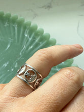 Load image into Gallery viewer, Celestial Sterling Silver Ring Size 4.75
