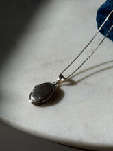 Load image into Gallery viewer, Oval Locket Sterling Silver Necklace 18”
