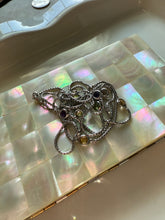 Load image into Gallery viewer, Multi-gemstone Sterling Silver Station Chain Necklace 36”
