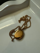 Load image into Gallery viewer, Edwardian 12k Gold Fill Cross Locket Necklace
