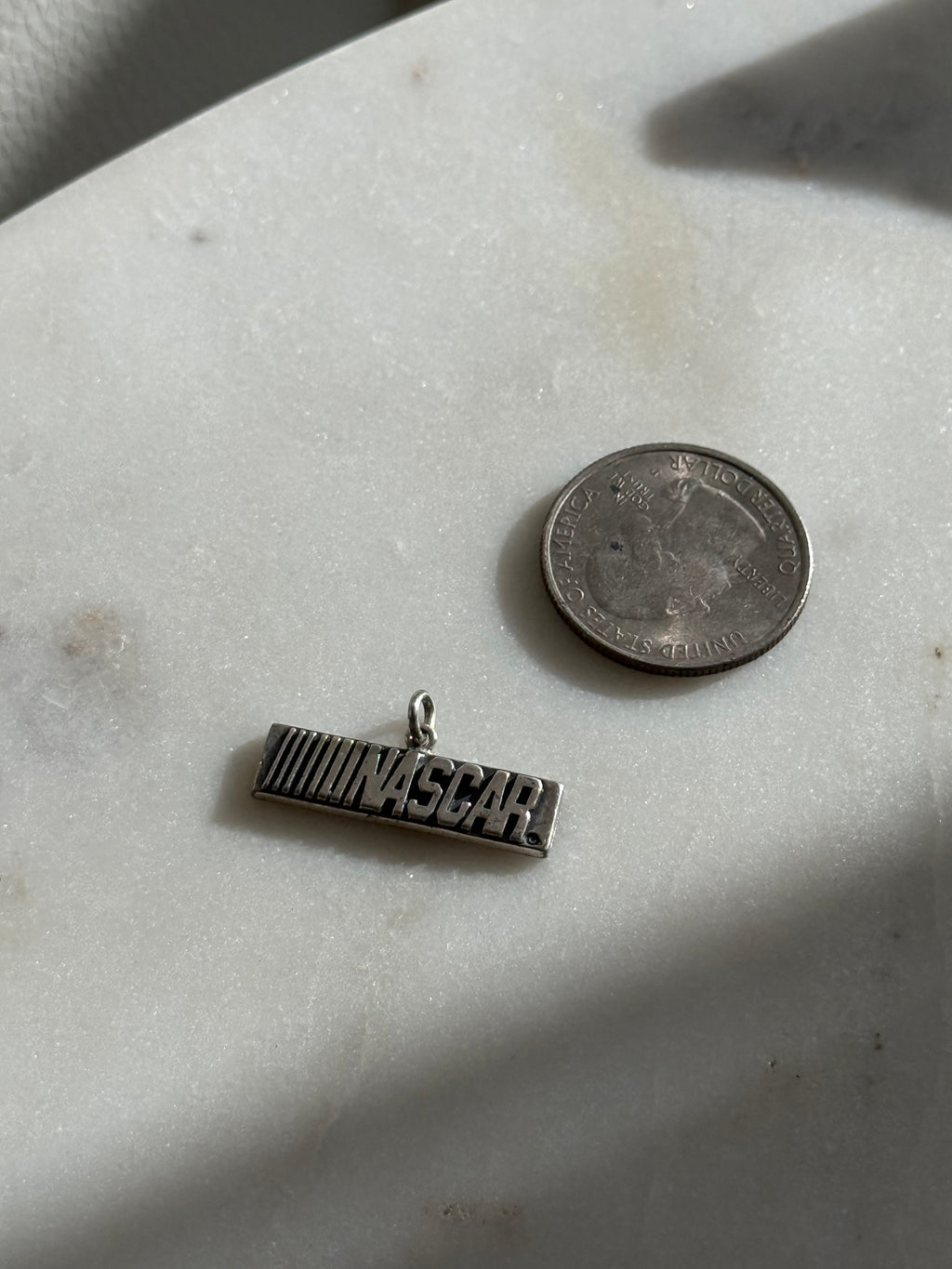 Vintage NASCAR Sterling Silver Charm