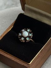 Load image into Gallery viewer, Vintage 10k Solid Gold Opal Ring Size 5.25
