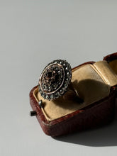 Load image into Gallery viewer, Antique Two-Tone Marcasite Ring Size 7.25
