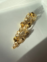 Load image into Gallery viewer, Vintage Gold Plated Bracelet 7.25”
