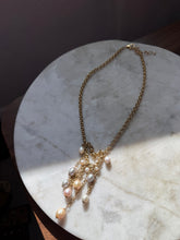 Load image into Gallery viewer, Chunky Pearl Gold Vermeil Necklace 18”-20”
