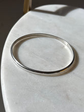 Load image into Gallery viewer, Thin Solid Sterling Silver Bangle Bracelet
