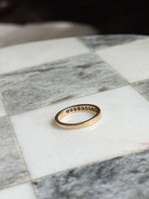 Load image into Gallery viewer, Vintage 14k Gold Diamond Quarter Eternity Band Size 5
