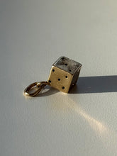 Load image into Gallery viewer, Vintage 14k Gold Dice Charm

