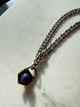 Load image into Gallery viewer, Lapis Sterling Silver Bracelet 8”
