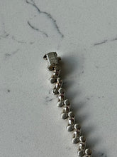Load image into Gallery viewer, Italian Sterling Silver San Marco Croissant Link Bracelet 8”
