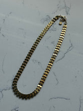 Load image into Gallery viewer, Gold Vermeil Flat Link Chain
