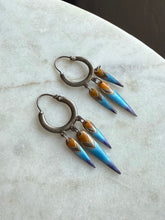 Load image into Gallery viewer, Enamel Sterling Silver Earrings
