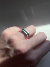 Load image into Gallery viewer, Black Onyx Inlay Sterling Silver Ring
