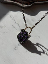 Load image into Gallery viewer, Amethyst Two-Tone Sterling Necklace
