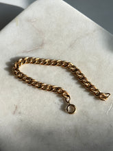 Load image into Gallery viewer, Midcentury 1/20 12k Gold Fill Curb Link Bracelet 7.15”

