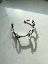 Load image into Gallery viewer, Chunky Solid Sterling Silver Horsebit Bracelet
