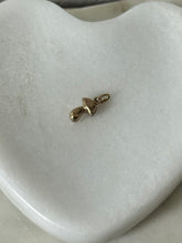 Load image into Gallery viewer, Vintage Red Enamel 8k Gold Mushroom Charm
