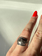 Load image into Gallery viewer, Celestial Sterling Silver Ring Size 5.75
