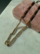 Load image into Gallery viewer, Ladder Link 18k Yellow Gold Chain 16”
