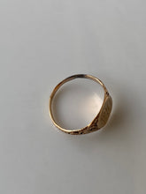 Load image into Gallery viewer, Antique Engraved 10k Gold Signet Ring
