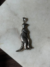 Load image into Gallery viewer, Vintage Dinosaur Sterling Silver Pendant
