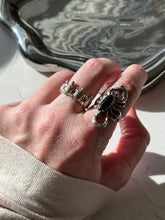 Load image into Gallery viewer, Solid Sterling Silver Turtle Ring Size 6.75
