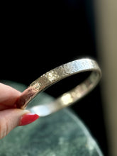 Load image into Gallery viewer, Mexico Vintage Hammered Sterling Silver Bangle Bracelet
